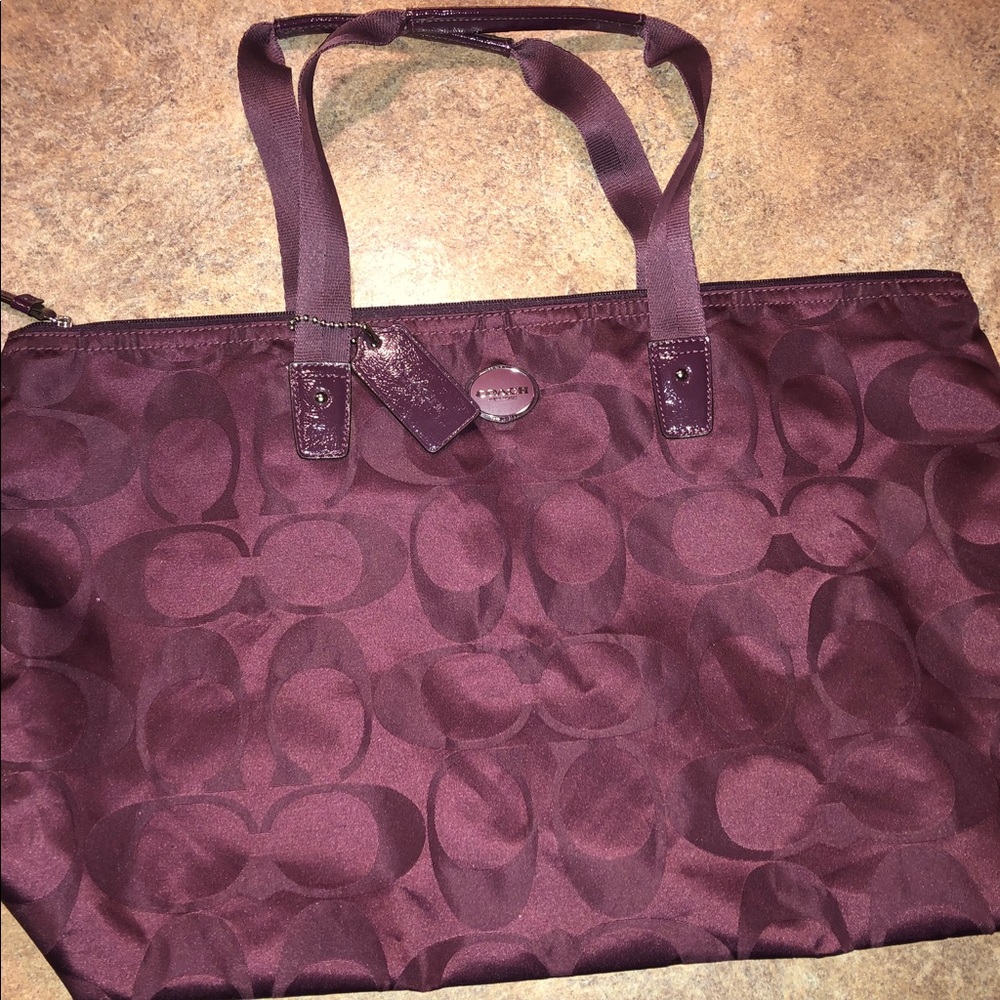Coach Duffel and Cosmetics Bag